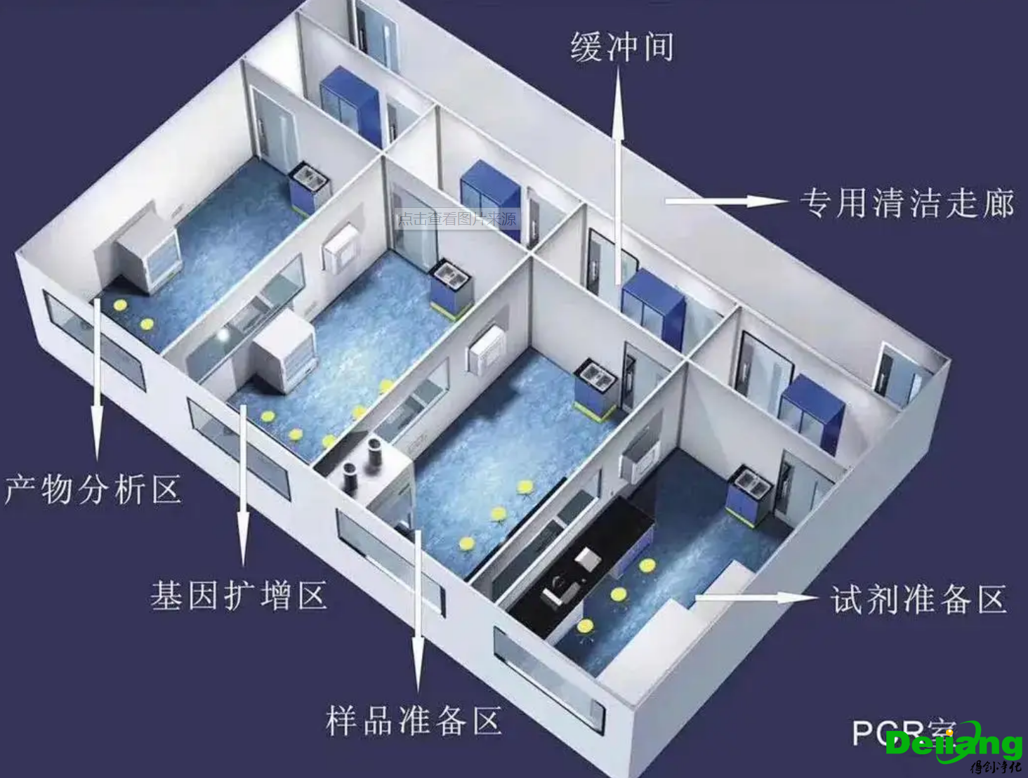 PCR实验室功能分区